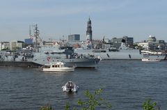 auch die Marine war in Hamburg