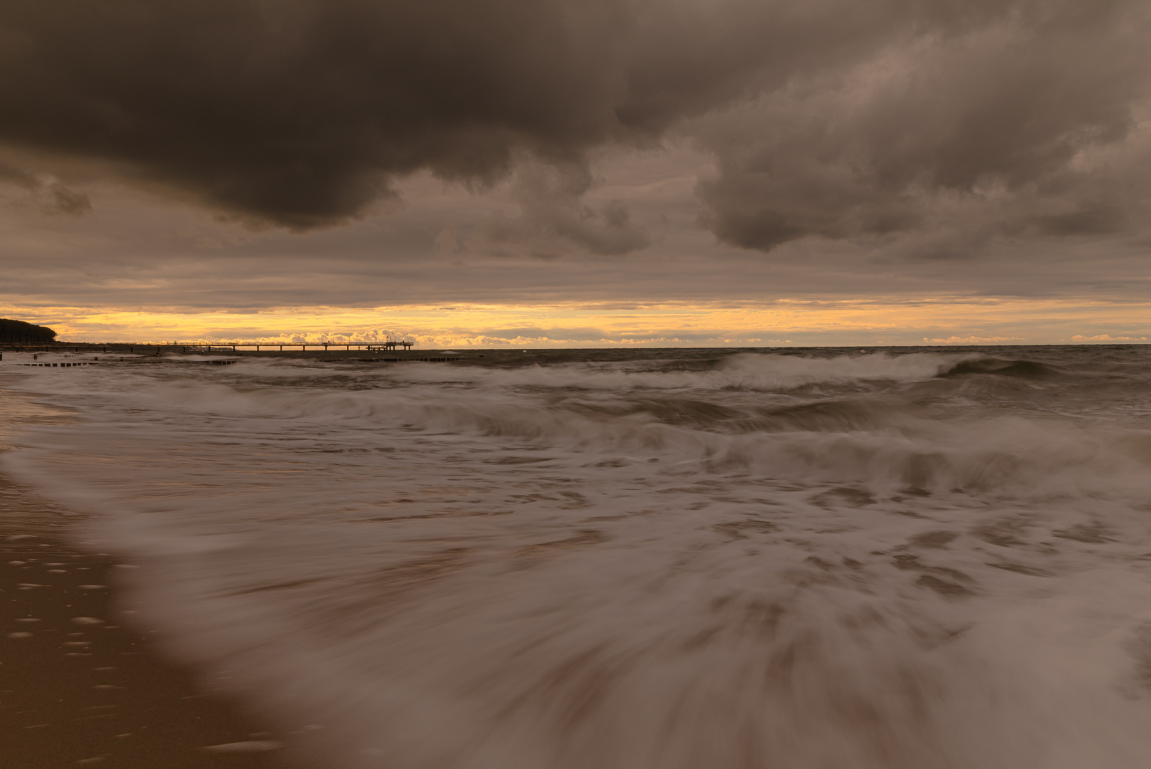 auch die Ostsee kann schön wild sein...