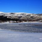 Auch dieser Fjord friert langsam zu