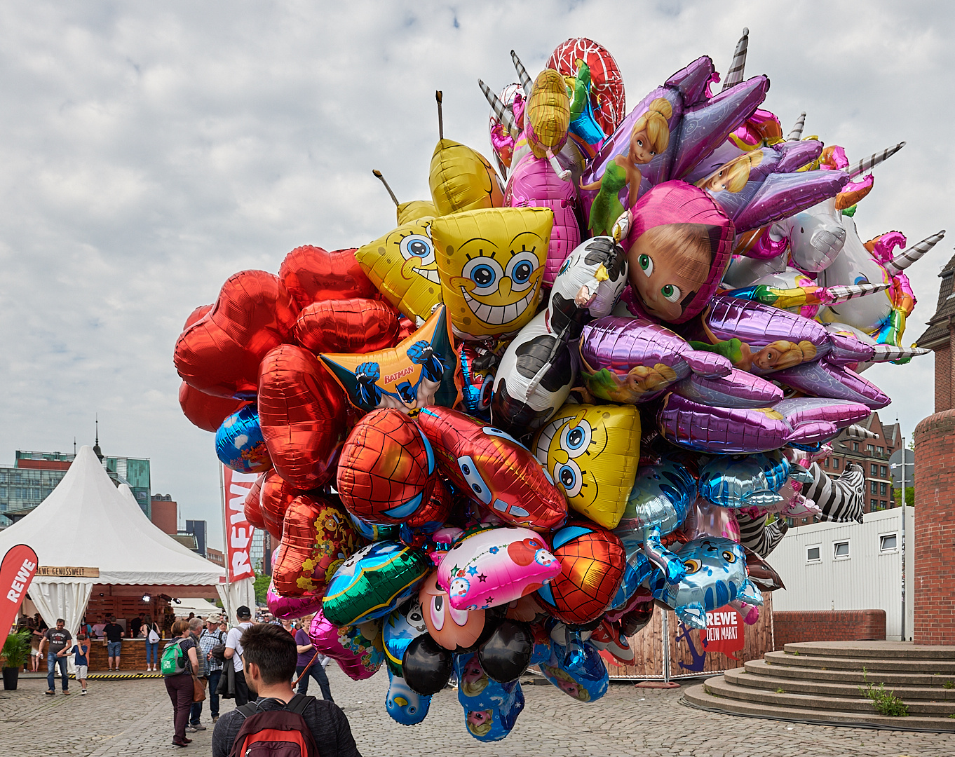 Auch ein Luftballon hat Platzangst.