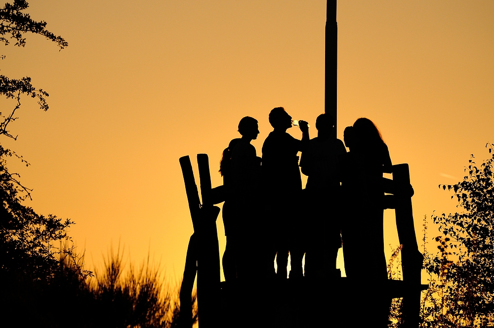 Auch ein Sonnenuntergang macht Durstig.