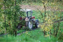 Auch ein Treckerfahrer muß mal.........Pause machen !!!