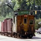 Auch ein Zug in USA hat ein Ende...-:), BN Caboose #10741P, Ft.Collins, CO