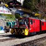 Auch eine Schneeschleuder ist in Glion stationiert