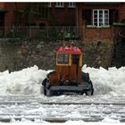 Auch er schob fleißig!