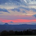 Auch gestern Morgen gab es was besonderes über der Sächsischen Schweiz...