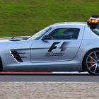 auch heute wieder im Einsatz Mercedes SLS