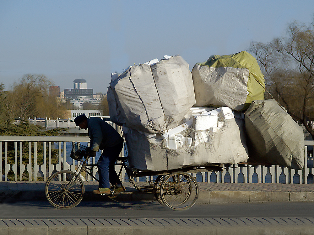 Auch im modernen China wird noch hart gearbeitet...