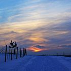 Auch im Winter geht die Sonne unter - nur früher.