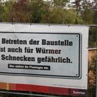 Auch im Zoo hat man Humor