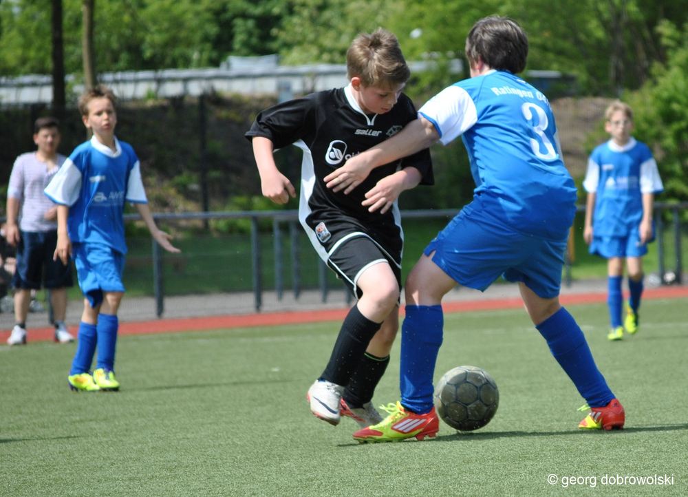 Auch in der Jugend wird um jeden Ball gekämpft