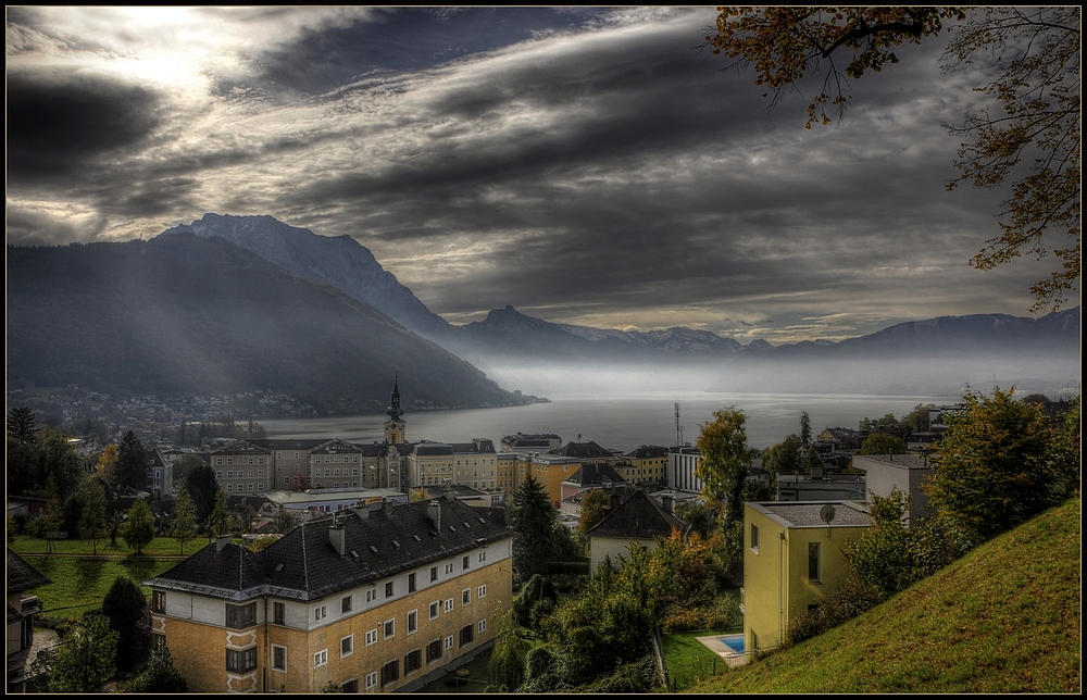 Auch in Gmunden scheint nicht immer die Sonne.......