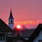 auch in Ziegelbach geht die Sonne unter