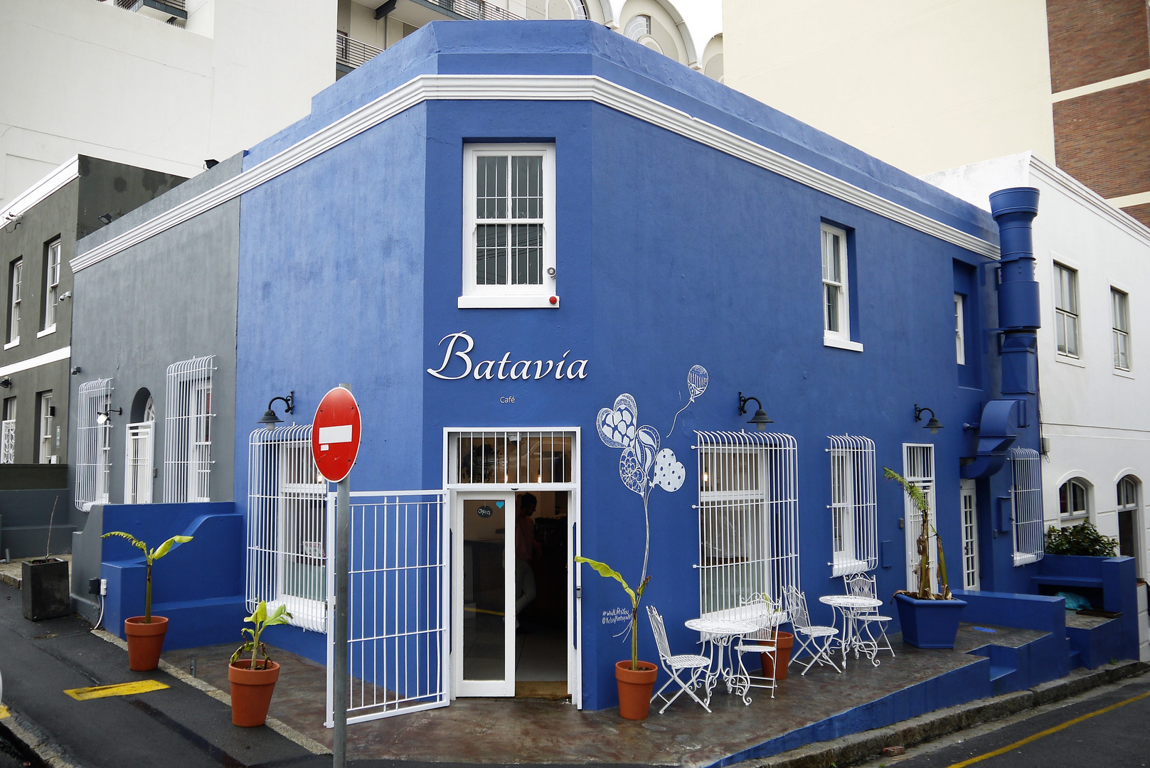 Auch Kapstadt hat ein "blaues Haus" 
