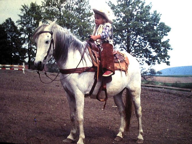 Auch kleine Cowboy werden einmal Groß