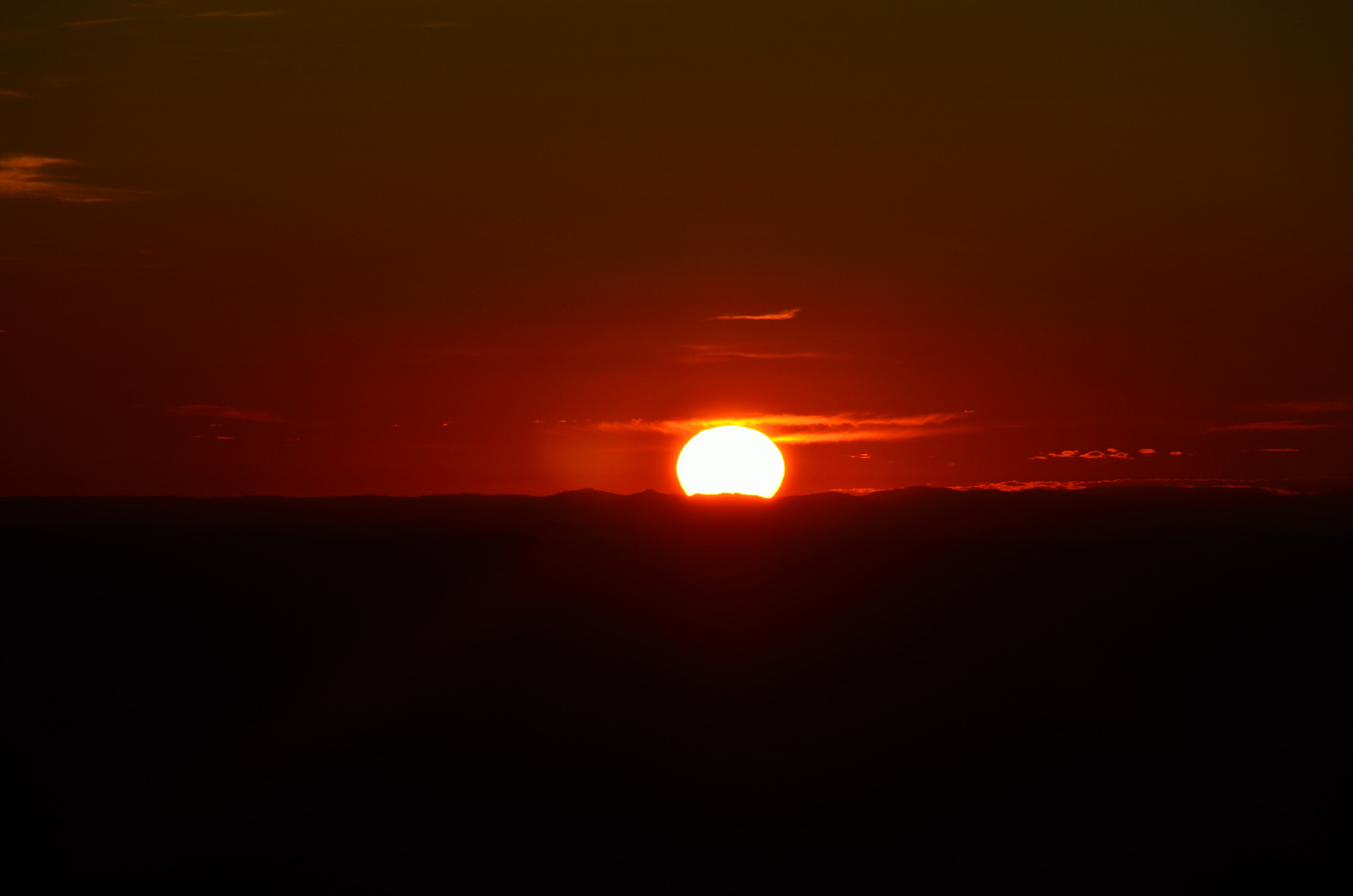 Auch mal ein Sonnenaufgang...