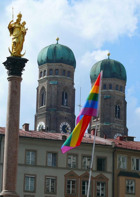 Auch Maria mit Kind war am CSD