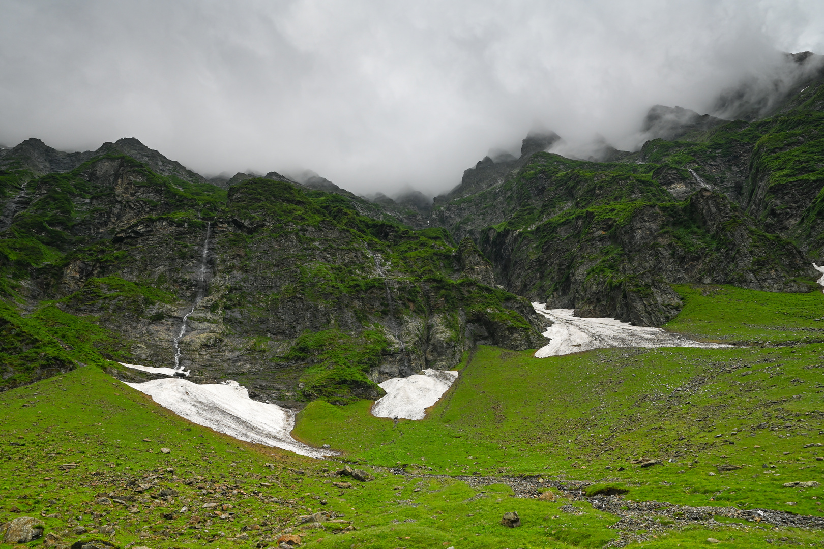 Auch schlechtes Wetter hat in den Bergen seinen Charme