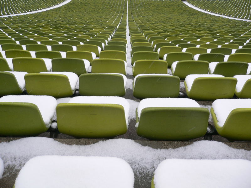 Auch Schnee muß mal sitzen