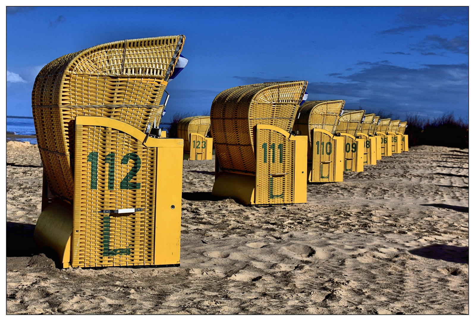 Auch Strandkörbe haben Urlaub!