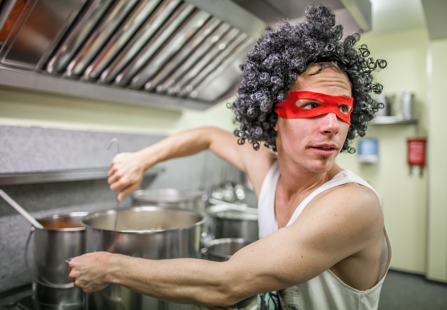 Auch Superhelden müssen kochen.