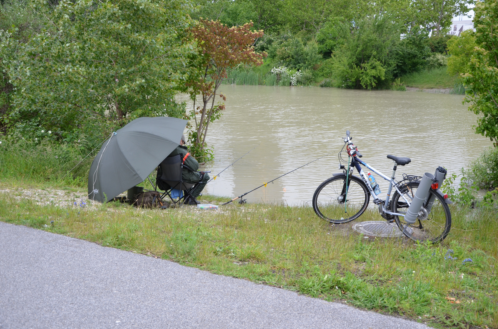 Auch Würmer müssen baden.