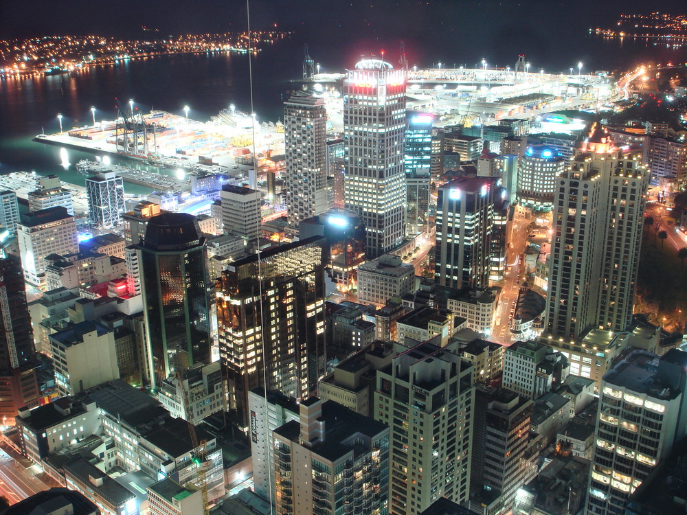 Auckland by night