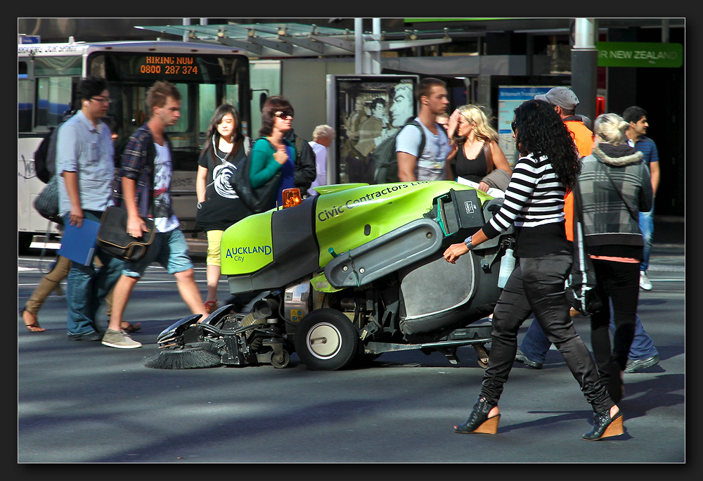 Auckland - Menschen und Maschinen