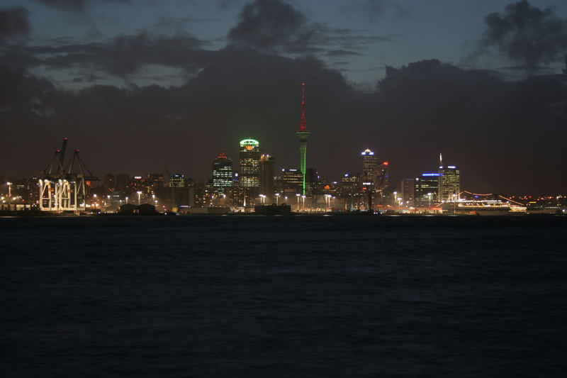 Auckland Skyline at Night