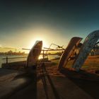 Auckland Skyline von Davonport aus