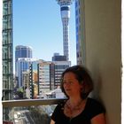 Auckland vom Balkon