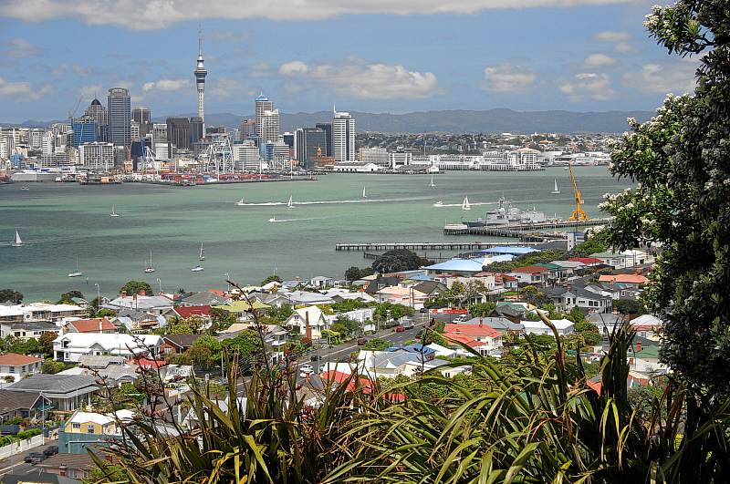 Auckland vom Mt. Victoria aus gesehen