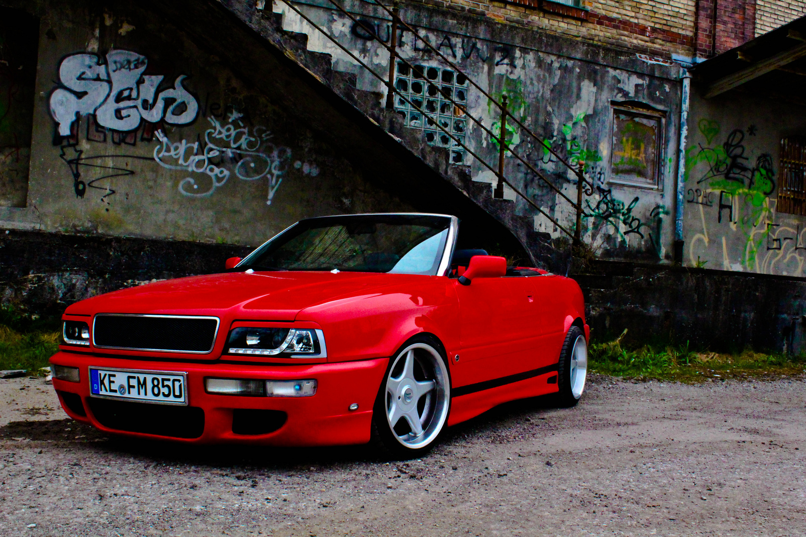 Audi 80 Cabrio Tuning Foto Bild Autos Zweirader Pkw Verkehr Fahrzeuge Bilder Auf Fotocommunity