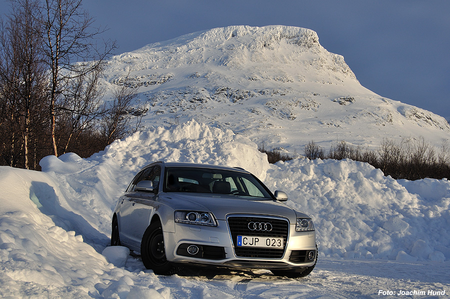Audi A 6 im schwedischen Winter