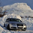 Audi A 6 im schwedischen Winter