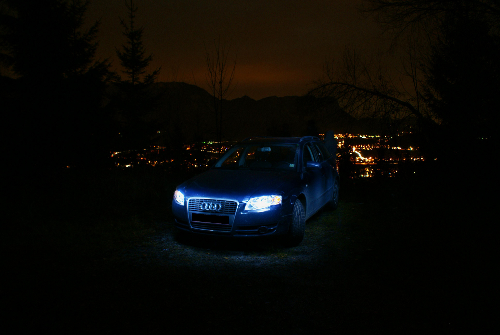 Audi A4 mit Sonderbelichtung erste Auflage