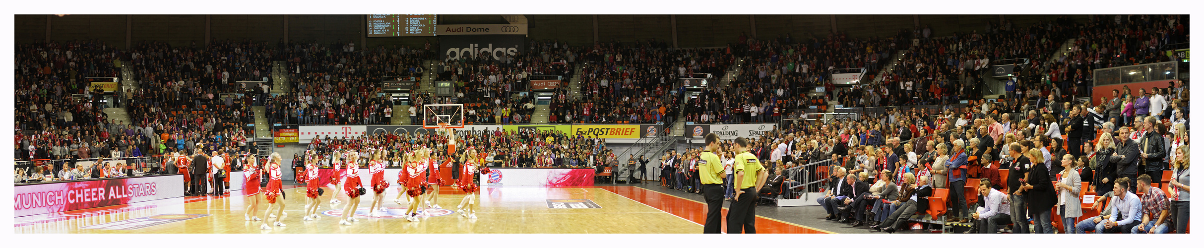 Audi Dom - Basketball München - FC Bayern BBL - Erstes Heimspiel