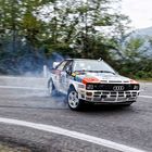 Audi Quattro sideways