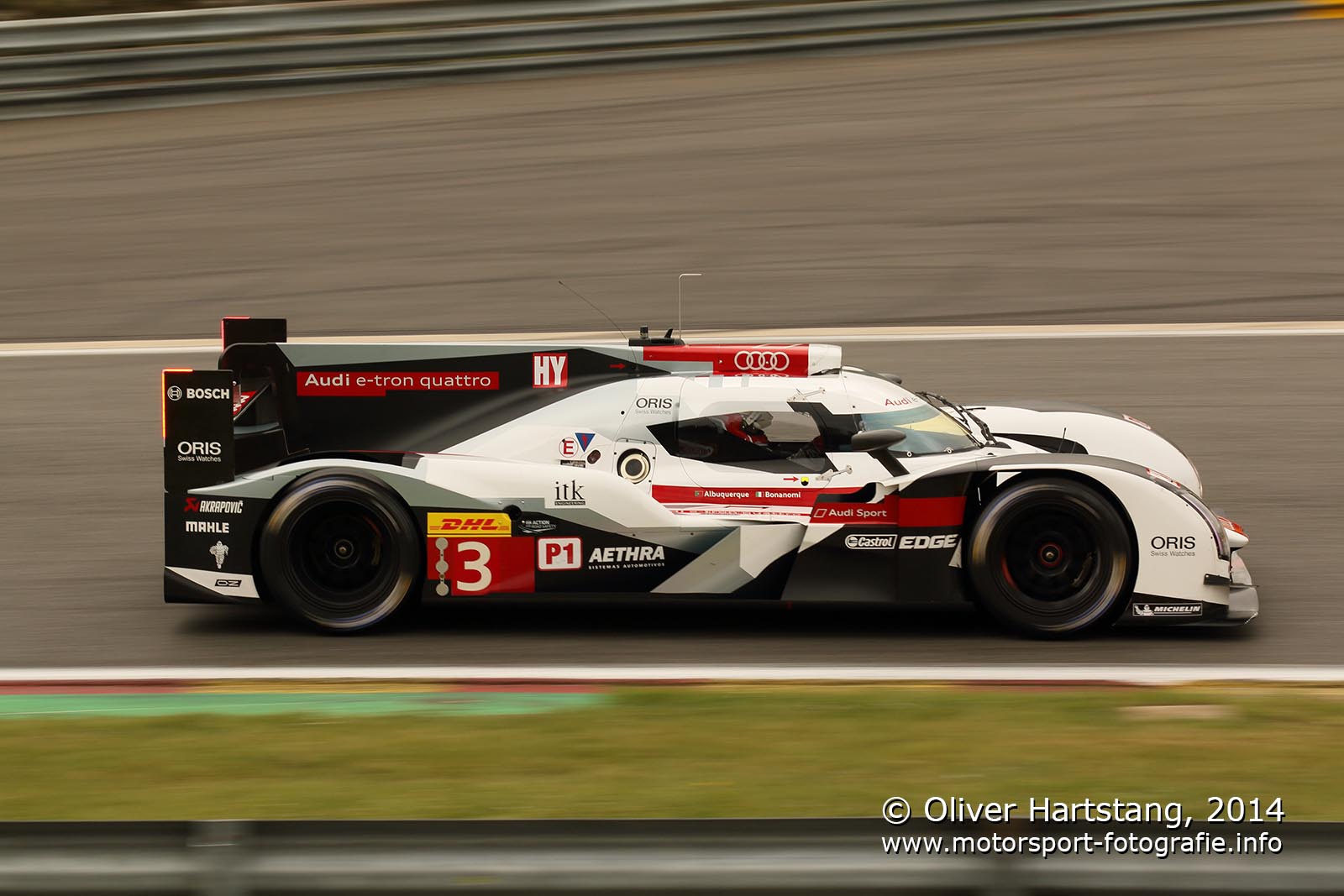 Audi R18 e-tron quattro in Spa-Francorchamps