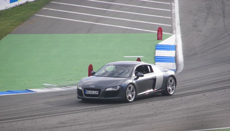 Audi R8 in Aktion