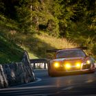 Audi R8 LMS in ungewohnter Kulisse –  an der Arosa ClassicCar als Demofahrzeug