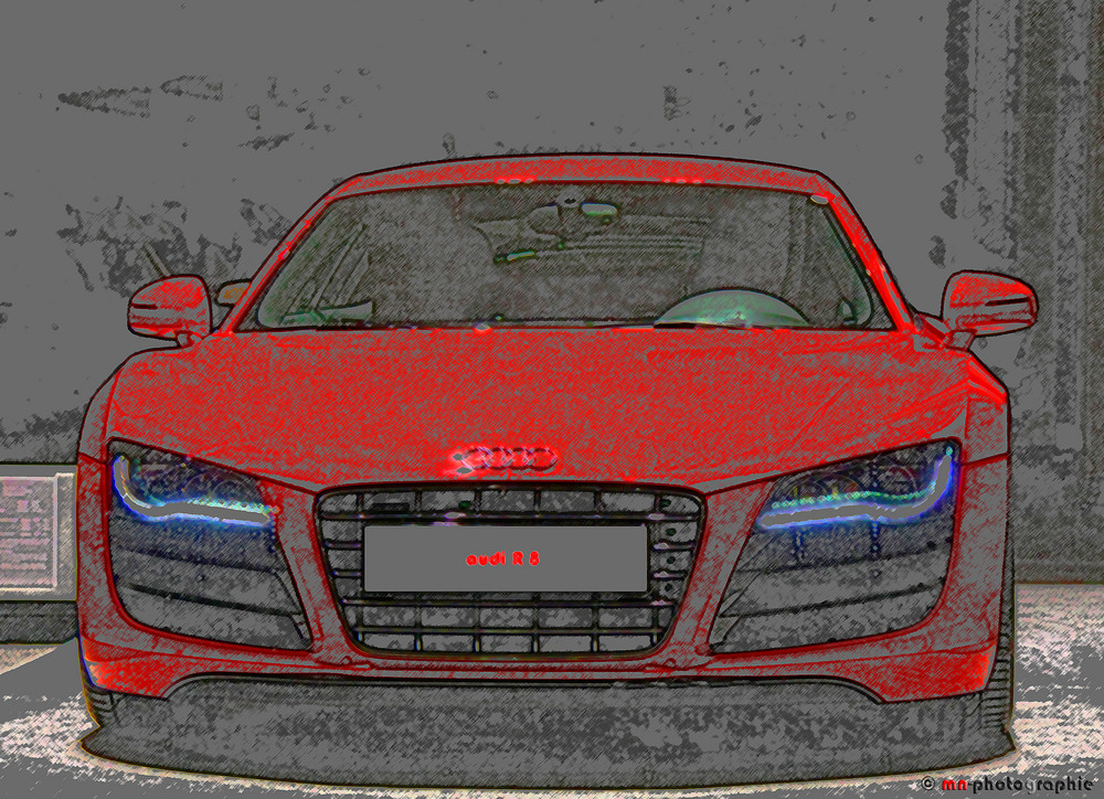 Audi R8 - Nachtaufnahme