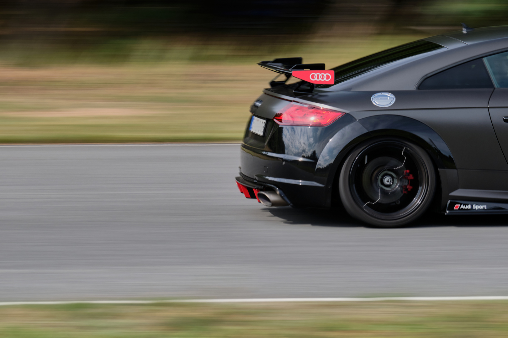 Audi TT RS in motion 