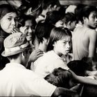Audience. Publikum bei Nat-Pwe / Geisterfest. Myanmar. 