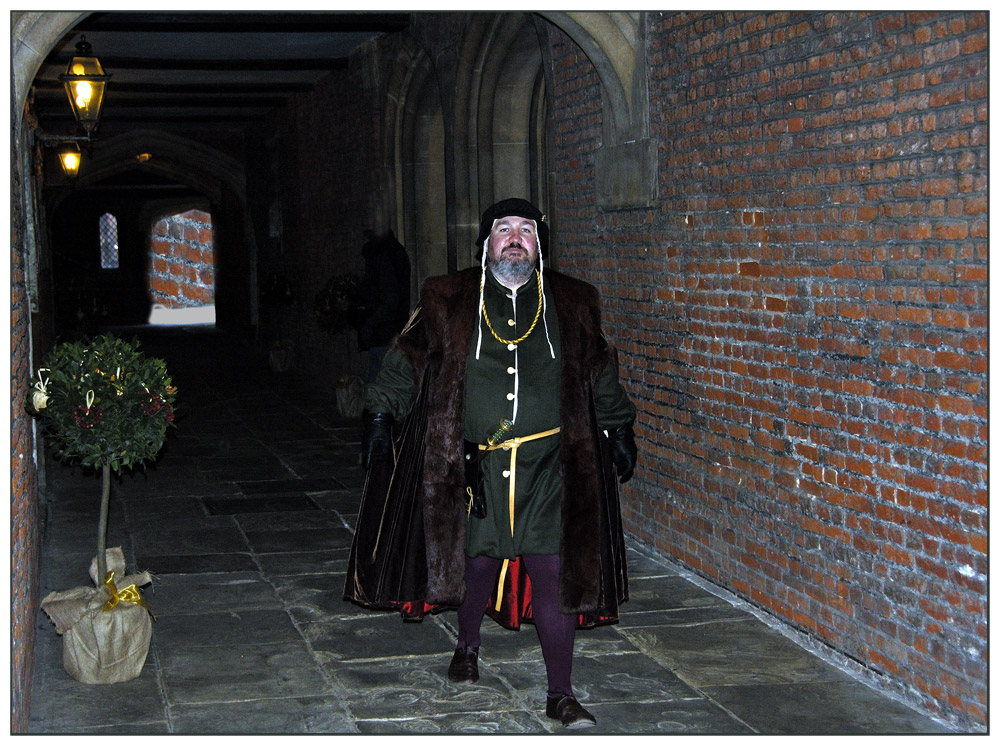 Audienz bei König Heinrich den VIII auf Schloss Hampton Court