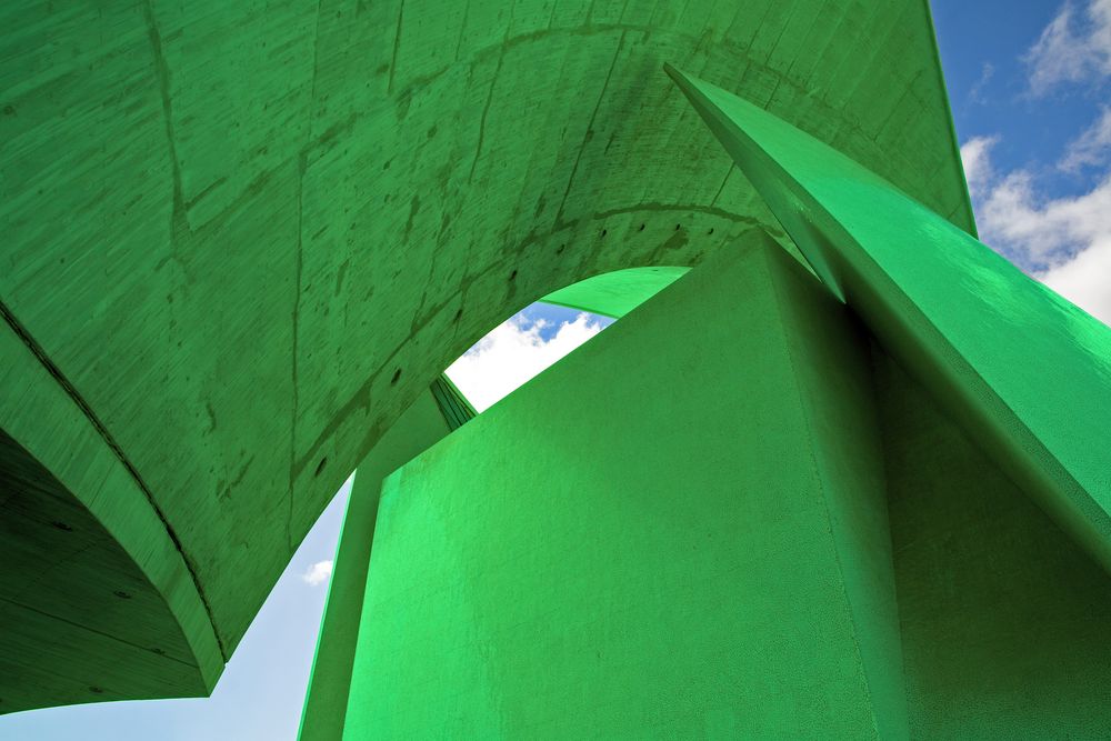 Auditorio de Tenerife, Santa Cruz, Teneriffa Farbenspiel 3