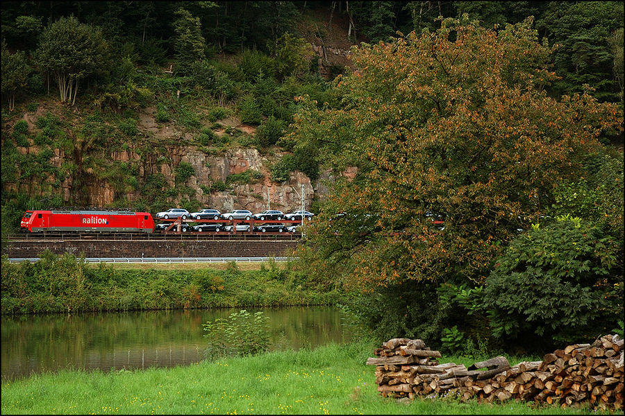 Audizug im Neckartal