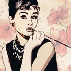 Audrey Hepburn make by my self