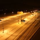 Auer Bahnhof bei Nacht