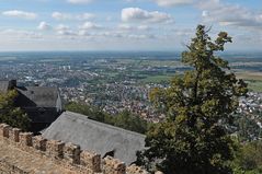 Auerbacher Schloss: Blick (fast) bis nach Mannheim
